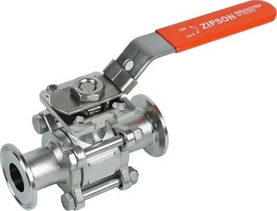 302SD 3 piece sanitary ball valve