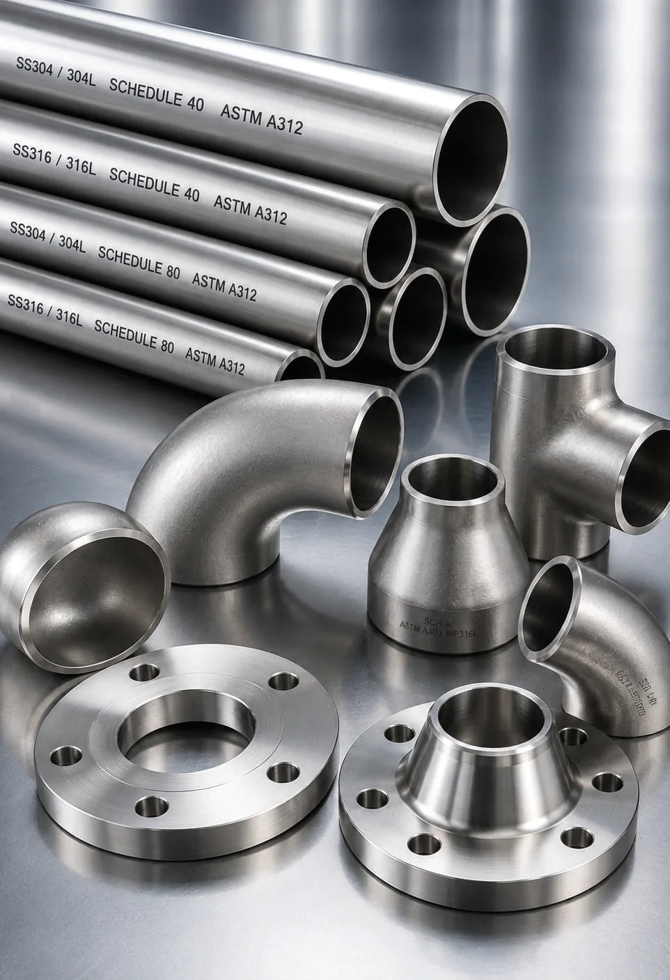 Process Pipe, Fittings & Flanges